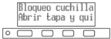 CITIZEN CTS801II - Desbloqueo de la cizalla (1) - 1