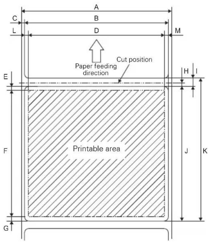 CITIZEN CTS801II - b) Label paper - 1