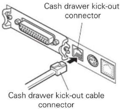CITIZEN CTS801II - Connecting the Cash Drawer - 1