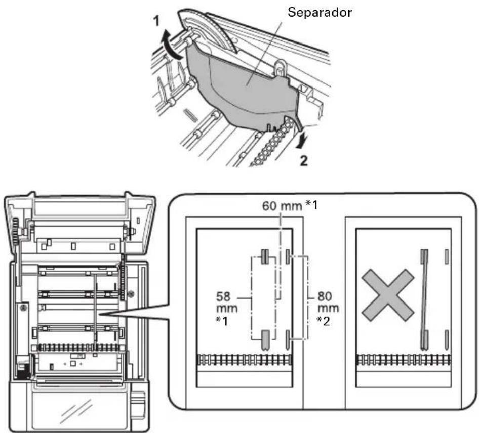 CITIZEN CTS801II - Separador para rollo de papel - 1