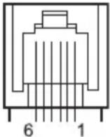 CITIZEN CTS801II - Pinbelegung der Buchse - 1