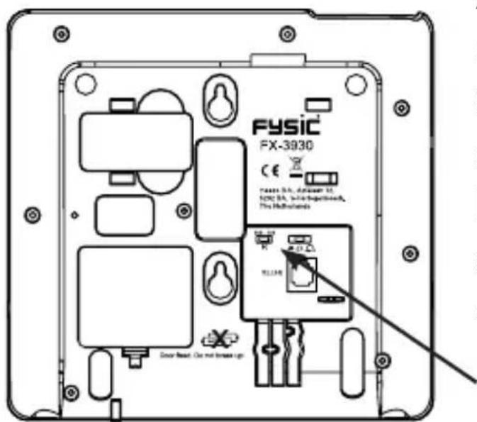 Fysic FX3930 - R-toets: - 2