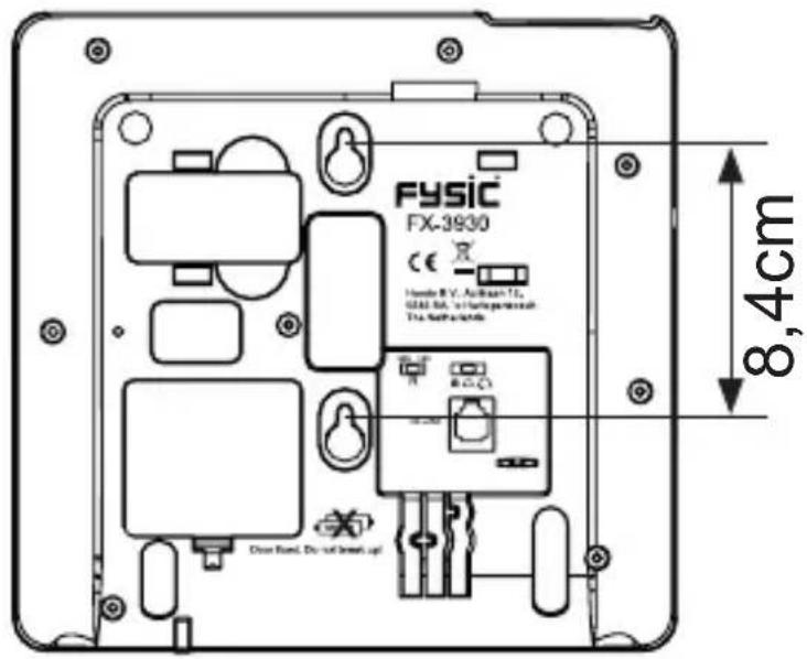 Fysic FX3930 - Montage au mur: - 1