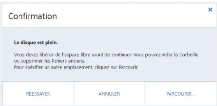 ACRONIS True Image 2018 - Fractionnement des sauvegardes à la volée - 1