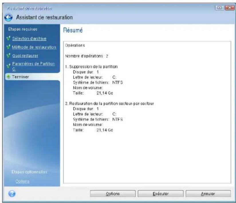 ACRONIS True Image 2018 - Pour restaurer notre système : - 4