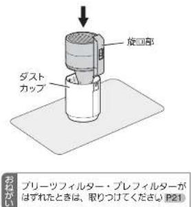 MITSUBISHI HCVXG20PS - 旋回部をダストカフに 確実に取っはる - 1