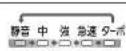 MITSUBISHI MA83HW - 運軀を切換える - 1