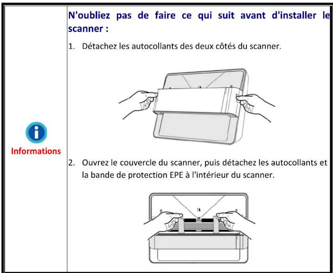 PLUSTEK ePhoto Z300 - Chapitre I. Installation du scanner - 1