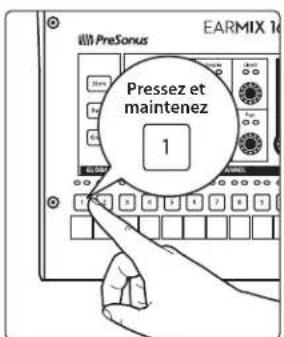 PRESONUS EarMix 16M - Pour rappeler une scène mémorisée : - 2