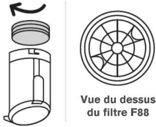 DIRT DEVIL 360° Reach - NETTOYAGE DE L'ASSEMBLAGE DU FILTRC CYCLONIQUE - 2
