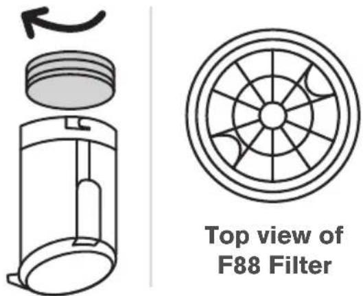 DIRT DEVIL 360° Reach - CLEAN THE CYCLONIC FILTER ASSEMBLY - 4