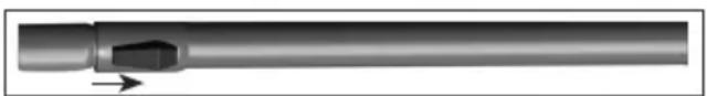 BEKO VCC 5325 AR - Fixation/retrait du tube t'élescopique - 1
