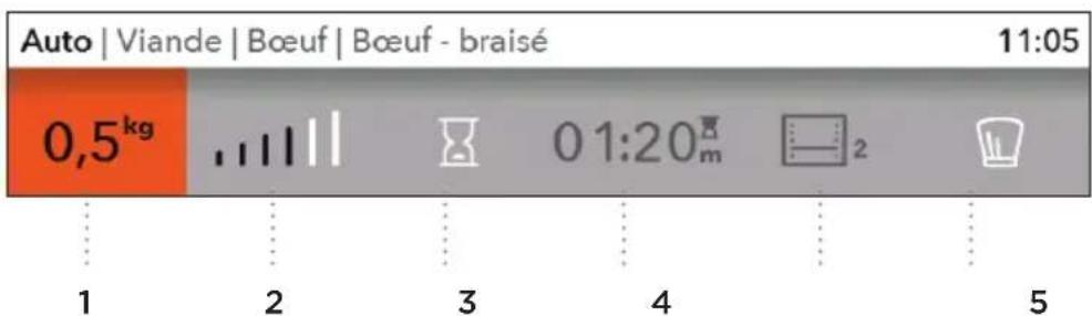 GORENJE BCM598S18X - A) cuisson par selection du type d'aliment (mode automatique - auto) - 4