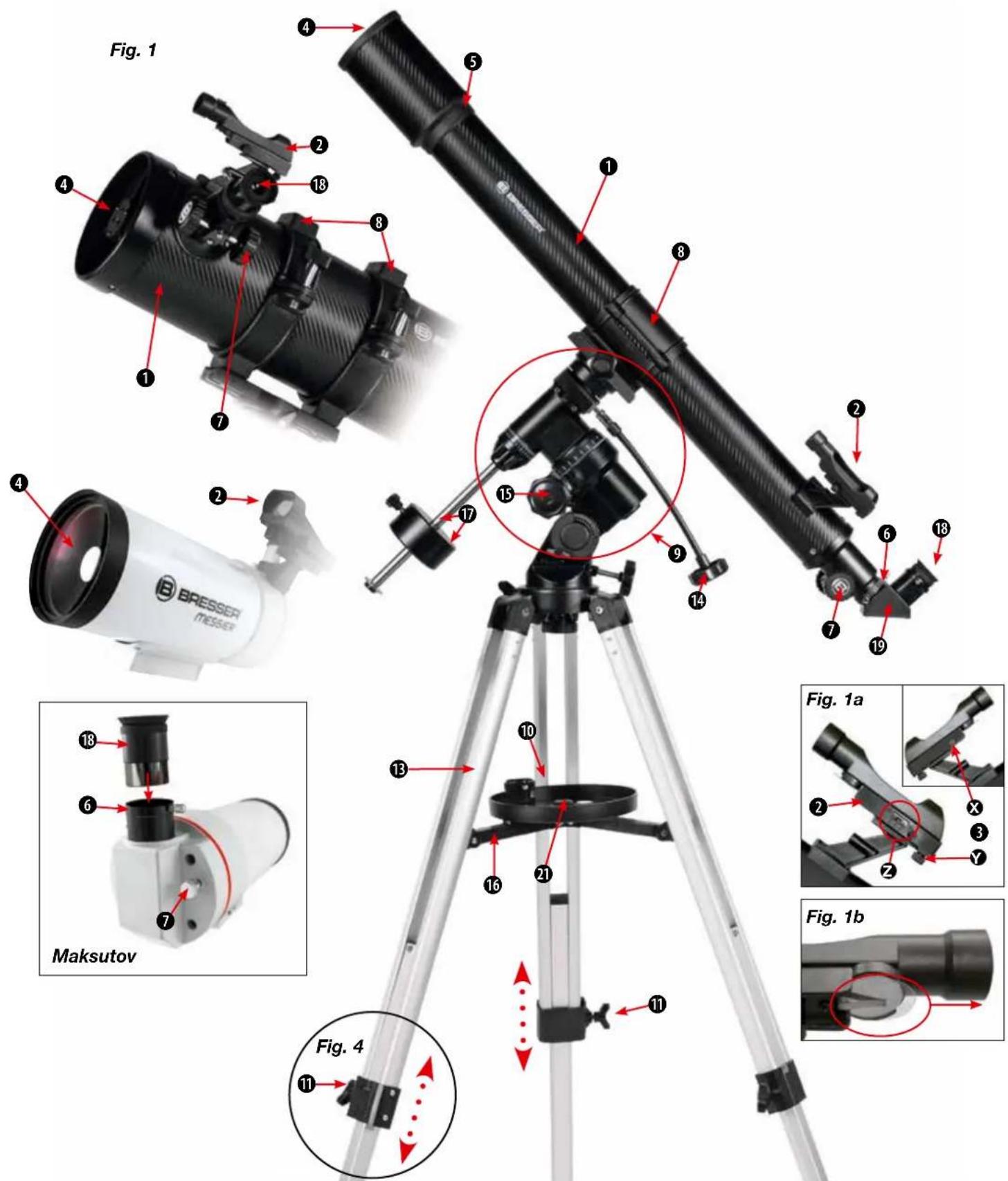 BRESSER CLASSIC 60900 EQ - (GB) CAUTION: - 2