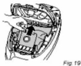 ROTEL Eco - Changing the dust bag - 2
