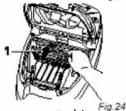 ROTEL Eco - Changing the motor protection filter - 3