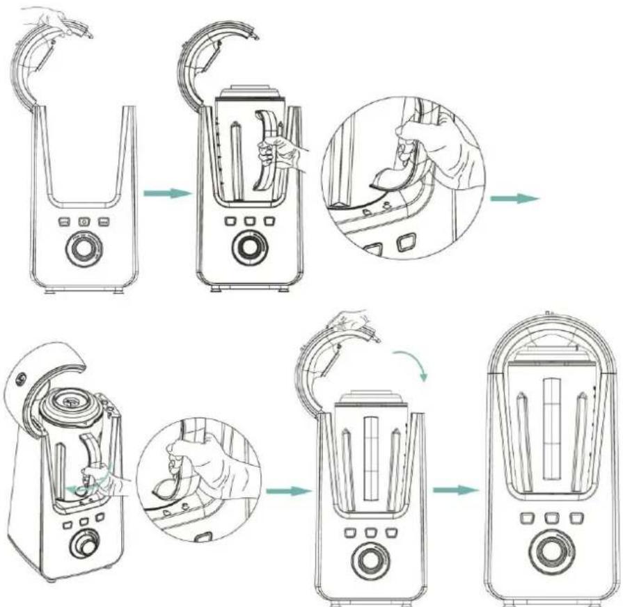 ROTEL U452EU1 - Zusammenbauen des Vakuum-Behälters - 4