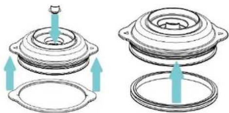 ROTEL U452EU1 - Zusammenbauen des Deckels - 1