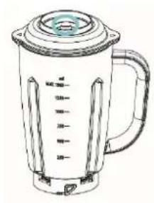 ROTEL U452EU1 - Disassembe blending jar - 3