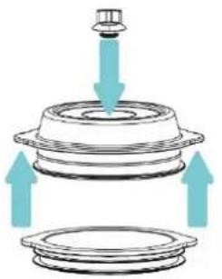 ROTEL U452EU1 - Assemblare il bicchiere da conservazione sottovuoto - 1