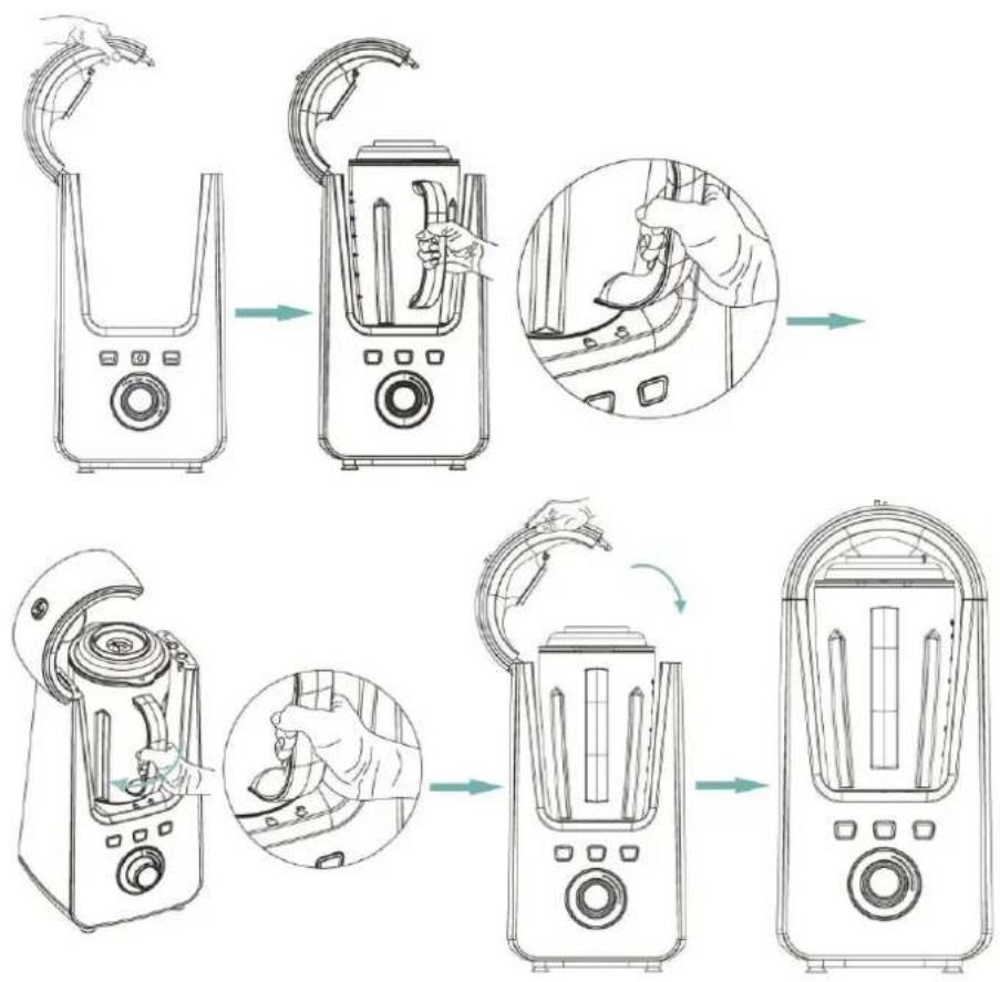 ROTEL U452EU1 - Assembler le bol de conservation sous vide - 4