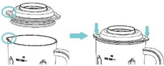 ROTEL U452EU1 - Assembler le couvercle - 3