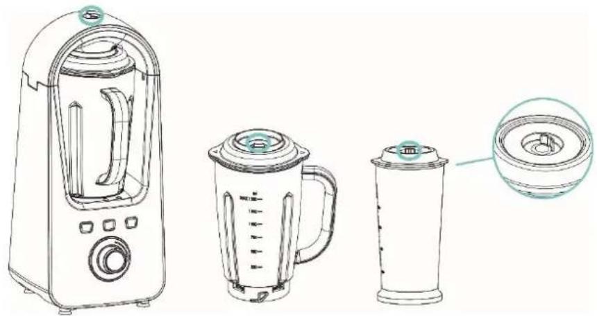 ROTEL U452EU1 - • DISASSEMBLE YOUR VACUUM BLENDER - 1