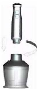 ROTEL U396CH2 - HANDHABUNG DES ZERKLEINERERS - 3