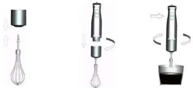 ROTEL U396CH2 - HANDHABUNG DES SCHWINGBESENS - 1