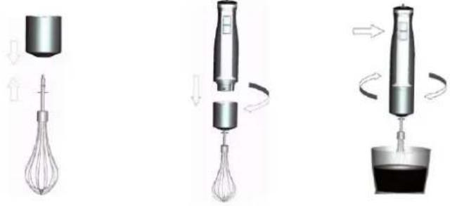 ROTEL U396CH2 - - UTILISATION DU FOUET - 1