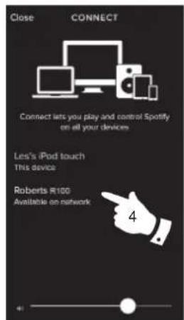 ROBERTS R100 - Lecture de musique en utilisant spotify connect - 3