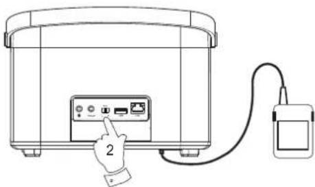 ROBERTS R100 - Branchement et sélection de la langue - 1
