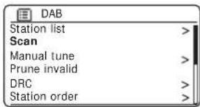 ROBERTS R100 - Trouver de nouvelles stations de radio DAB - 2