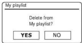 ROBERTS R100 - Effacement d'une piste de la liste de lecture - 8