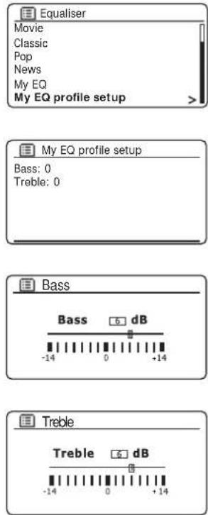 ROBERTS R100 - Configuration de votre profil My EQ - 2