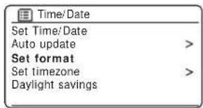 ROBERTS R100 - Horloge et alarmes - 7
