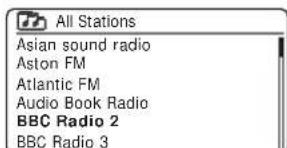 ROBERTS R100 - Sélection d'une station de radio par genre - 10