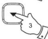 ROBERTS R100 - Rappel d'une préselection à l'aide du menu - 9