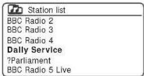 ROBERTS R100 - Sélection d'une station de radio DAB - 10