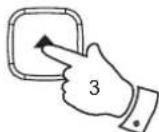 ROBERTS R100 - Rappel d'une préselection à l'aide du menu - 2