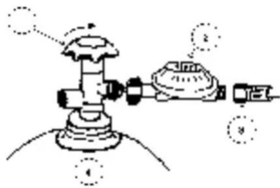 Hendi BakeMaster Mini - Collegamento della bombola di gas - 1