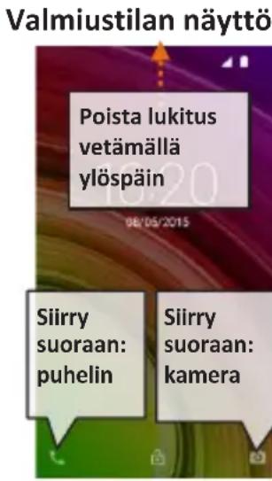 NGM-Mobile You Color E505 Plus - Virran kytkeminen ja katkaiseminen sekä valmiustila - 1