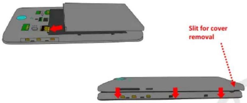 NGM-Mobile You Color E505 Plus - Inserting the battery - 1