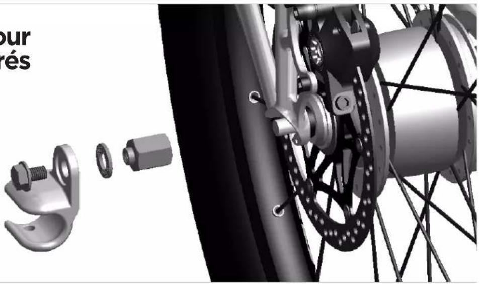 THULE Coaster XT - > Adaptateur pour moyieux intégrés - 1