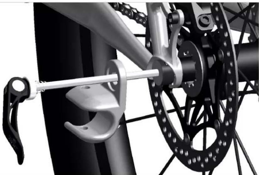 THULE Coaster XT - > Adaptateurs pour cadres de forme différente ou vélos avec béquille intégrée - 1