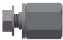 THULE Coaster XT - Adapter voor interne naafkoppeling Shimano, 3/8x26 - 1