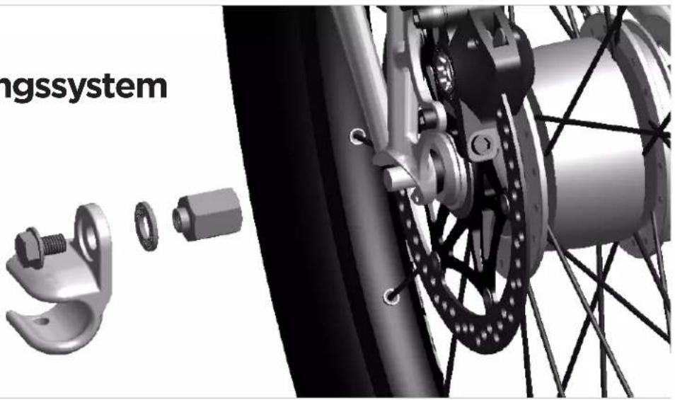 THULE Coaster XT - >Adapter für Nabenschaltungssystem - 1