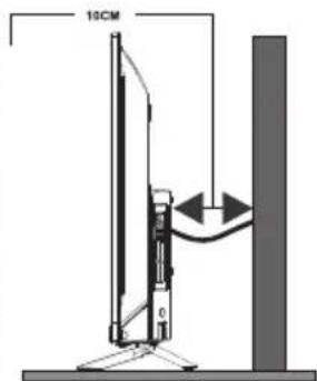 TESLA 43S367BFS - POSITIONING THE TV SET - 2