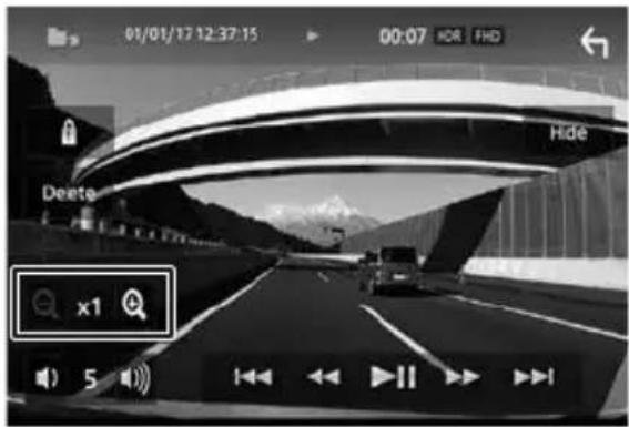 KENWOOD DRVN520 - Zoom dans la vidéo qui est lue - 1