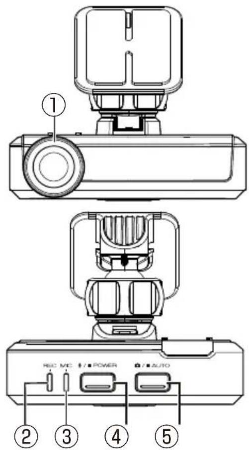 KENWOOD DRVN520 - Nome e funzione delle parti - 1